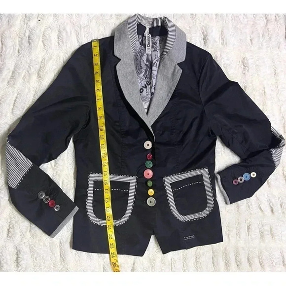 DESIGUAL Women’s Blazer Jacket - Picture 15 of 16